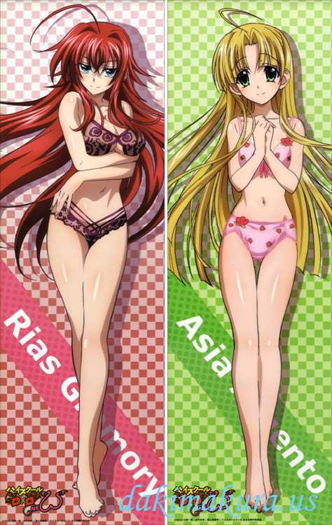 High School DxD - Rias Gremory - Asia Argento Full body waifu anime pillowcases